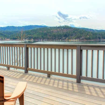 ホテルBeautiful Lake Coeur D'Alene Cabin On The Bay Mica エクステリア 写真