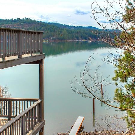 ホテルBeautiful Lake Coeur D'Alene Cabin On The Bay Mica エクステリア 写真